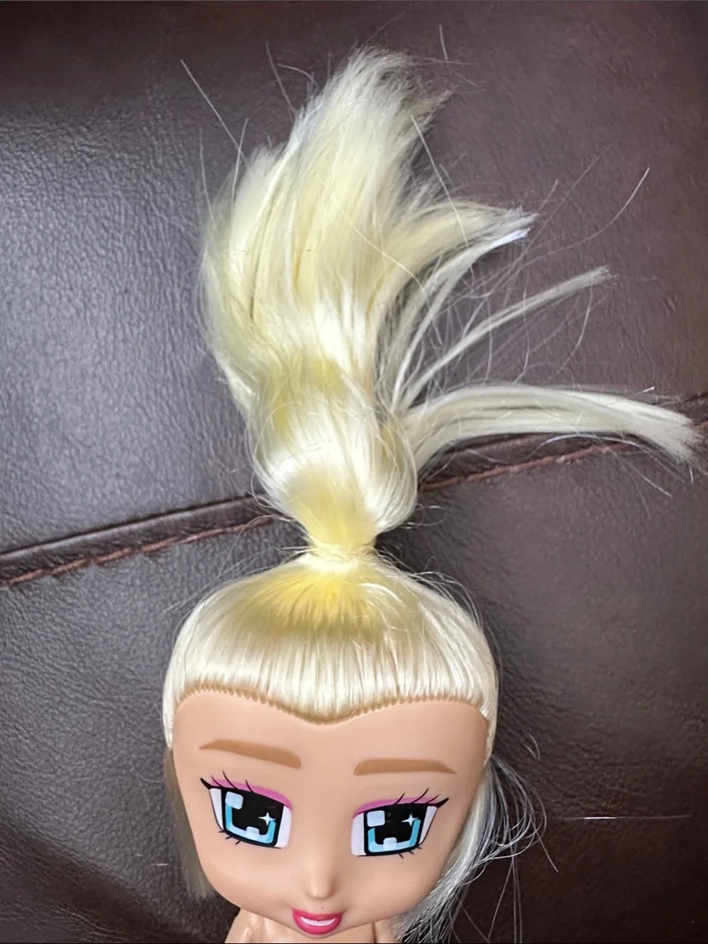 Boxy Girls Doll Willa Blonde Hair Blue Eyes Articulated 8” Figure No Clothes